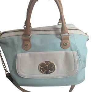 EUC Emma Fox Color Block Satchel in Soft Ice